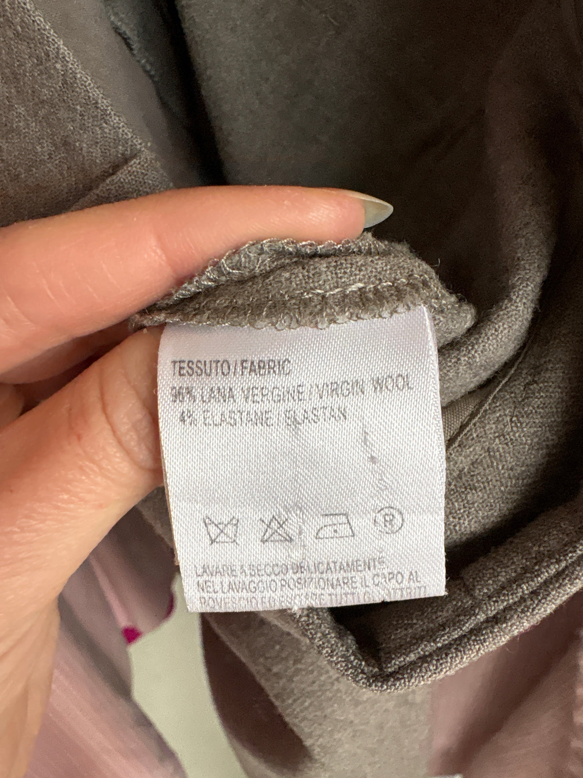 Pantaloni Luisa Spagnoli din lana plină extrafina ultra confort