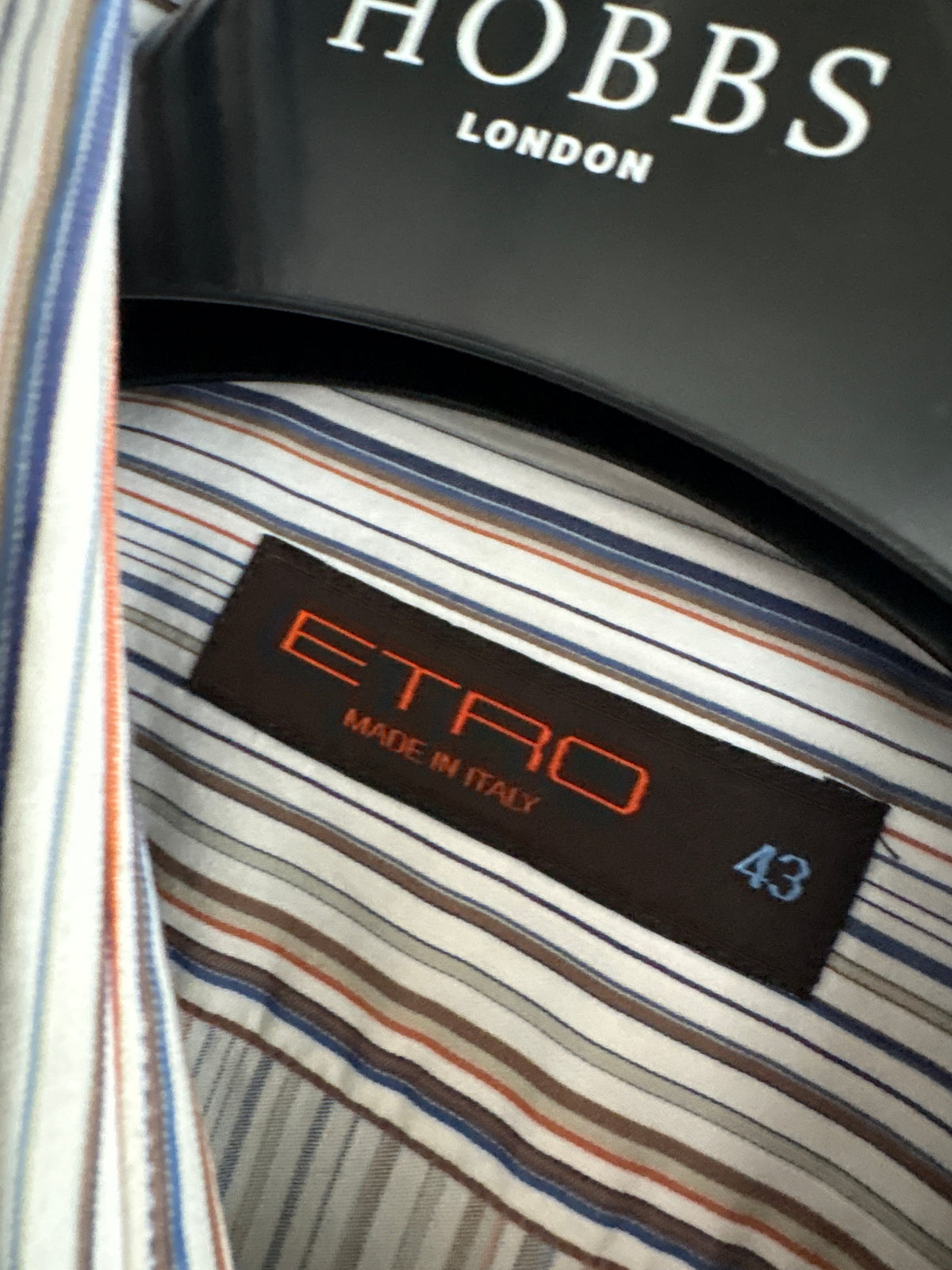 Cămașa luxury Etro brand old money italian în dungi din poplin de bumbac
