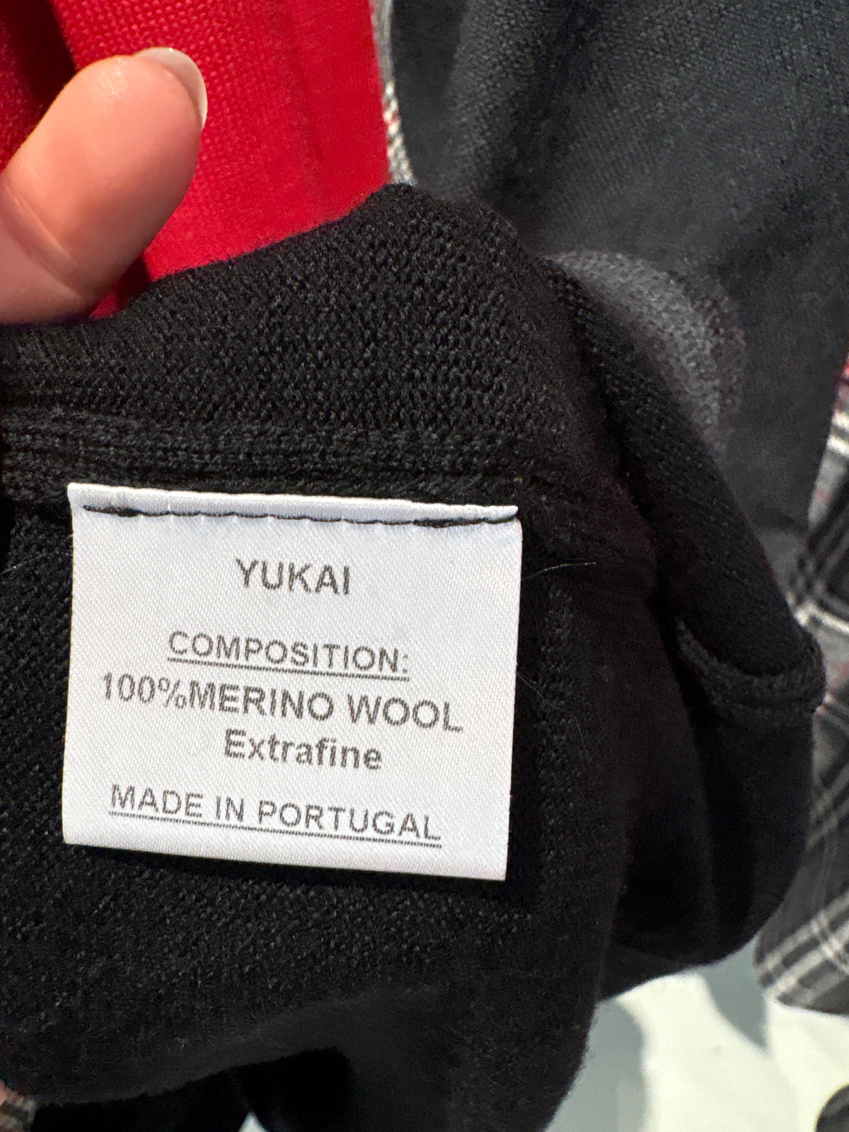 Fustă neagră maxi din tricot de lana merino extrafina