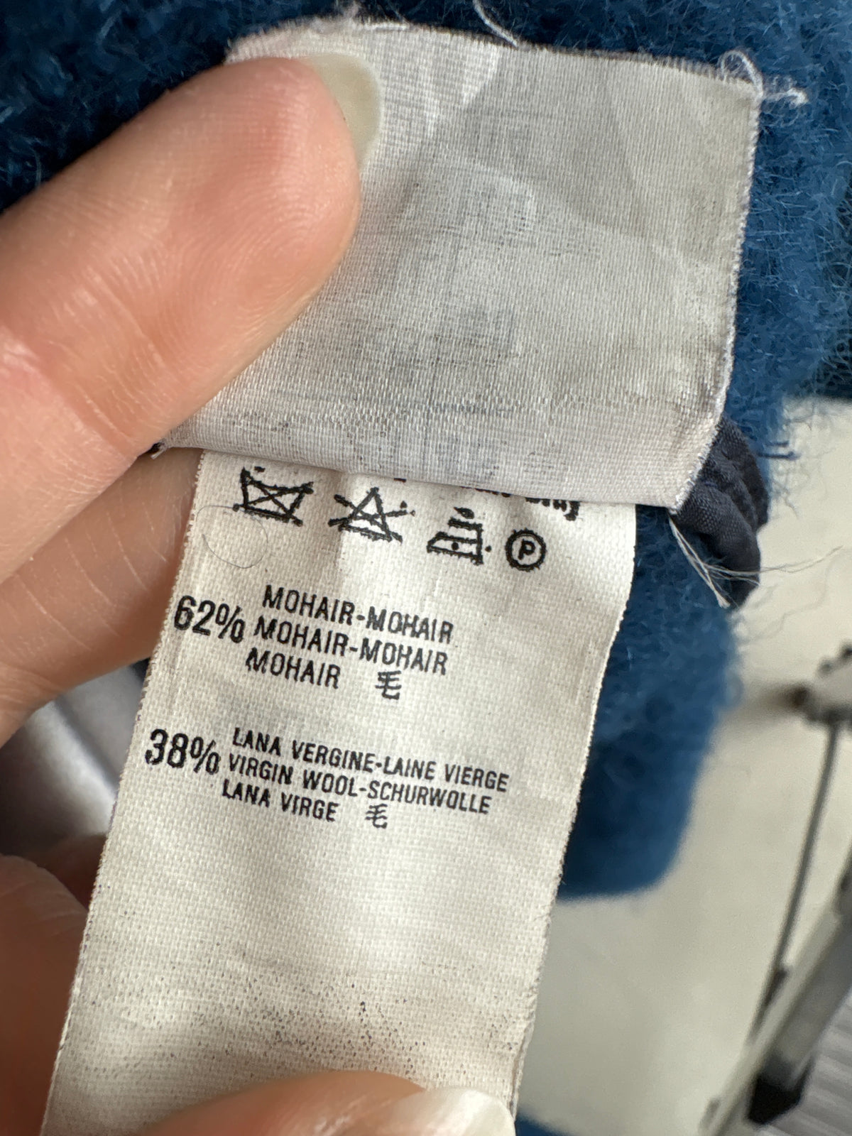 Palton Missoni vintage în croi oversized din mohair și lana căptușit cu mătase naturală