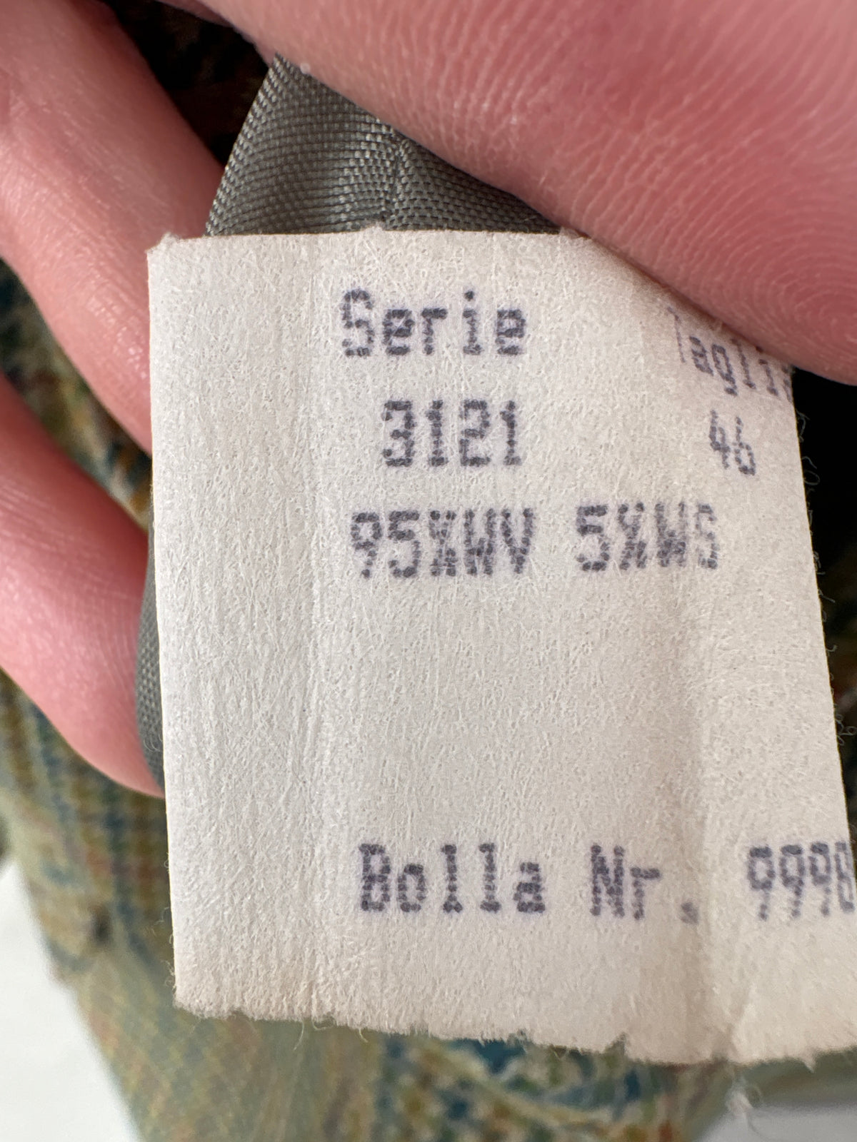 Sacou pied de coq în carouri din tweed de lana extrafina în croi cambrat