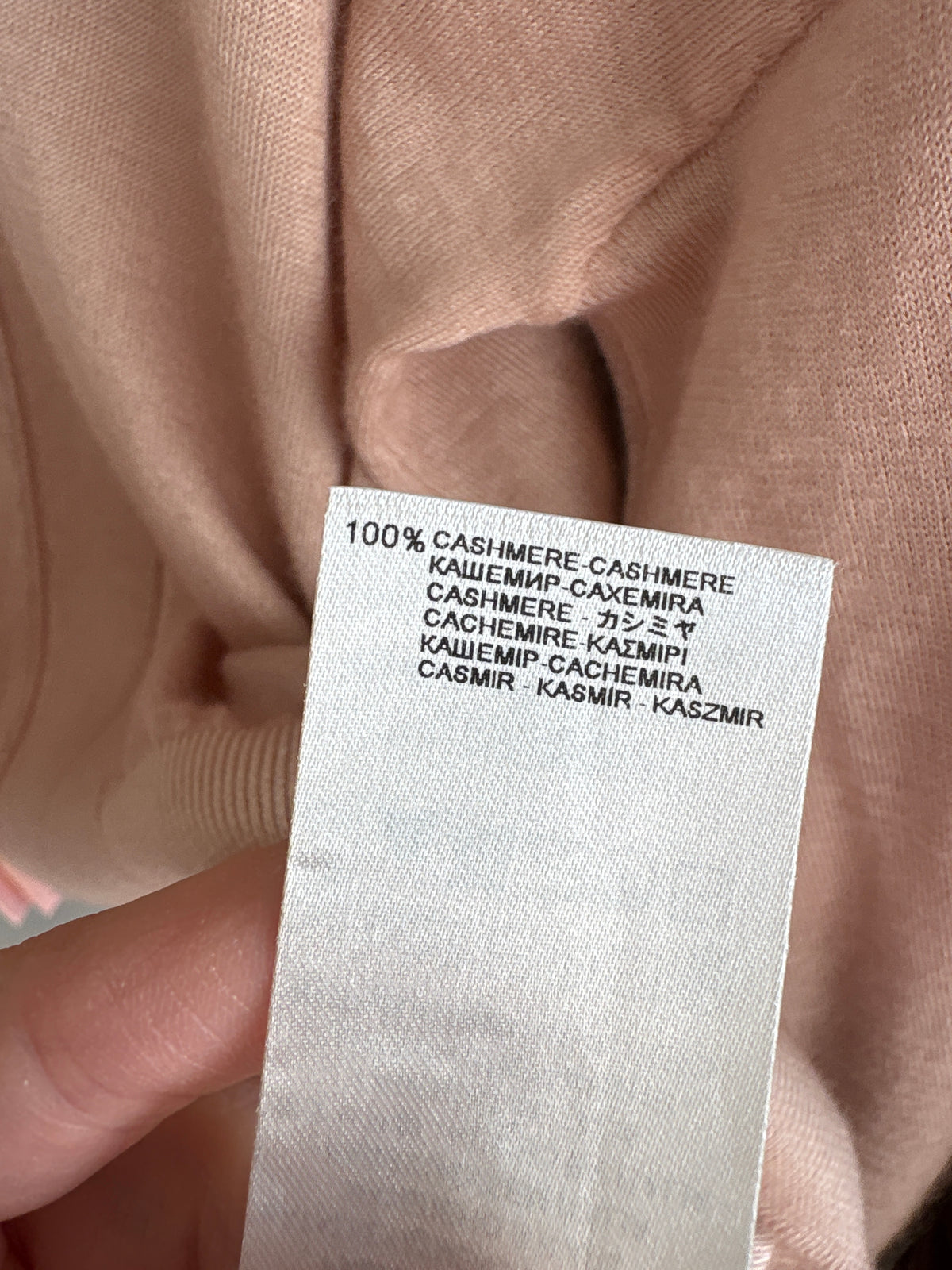 Pulover luxury Falconeri din cașmir excepțional cu fir lung powder pink