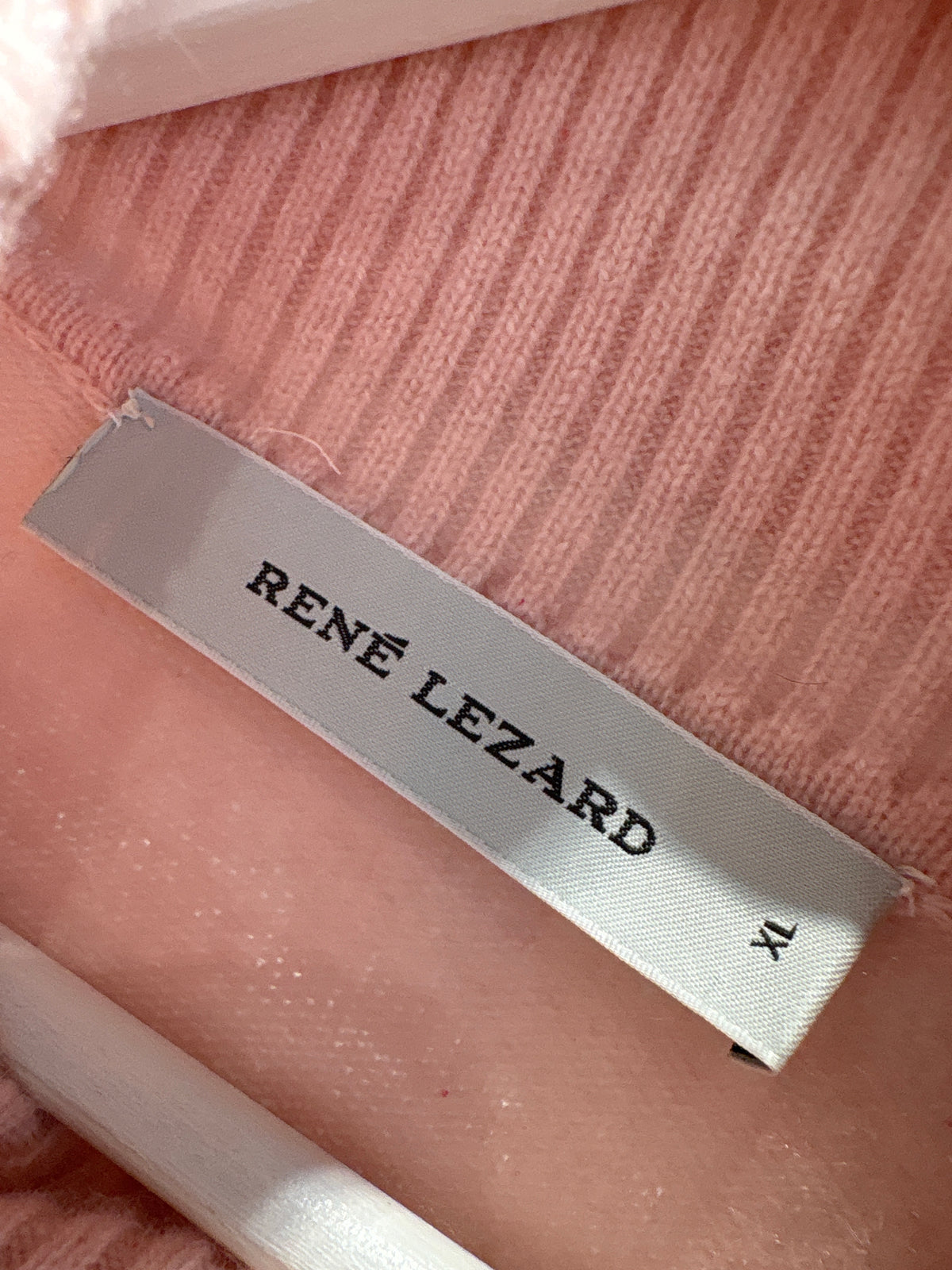 Maleta de brand premium  René Lezard din cașmir powder Pink