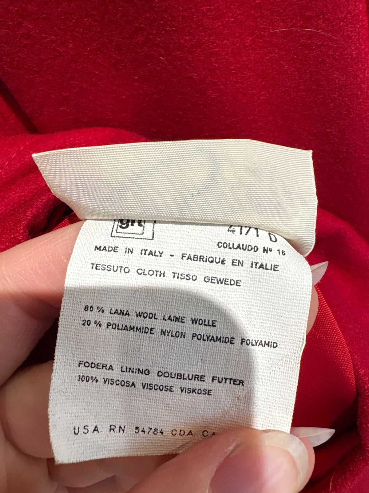 Jacheta vintage italiană în croi retro modern din stofă excepțională de lana
