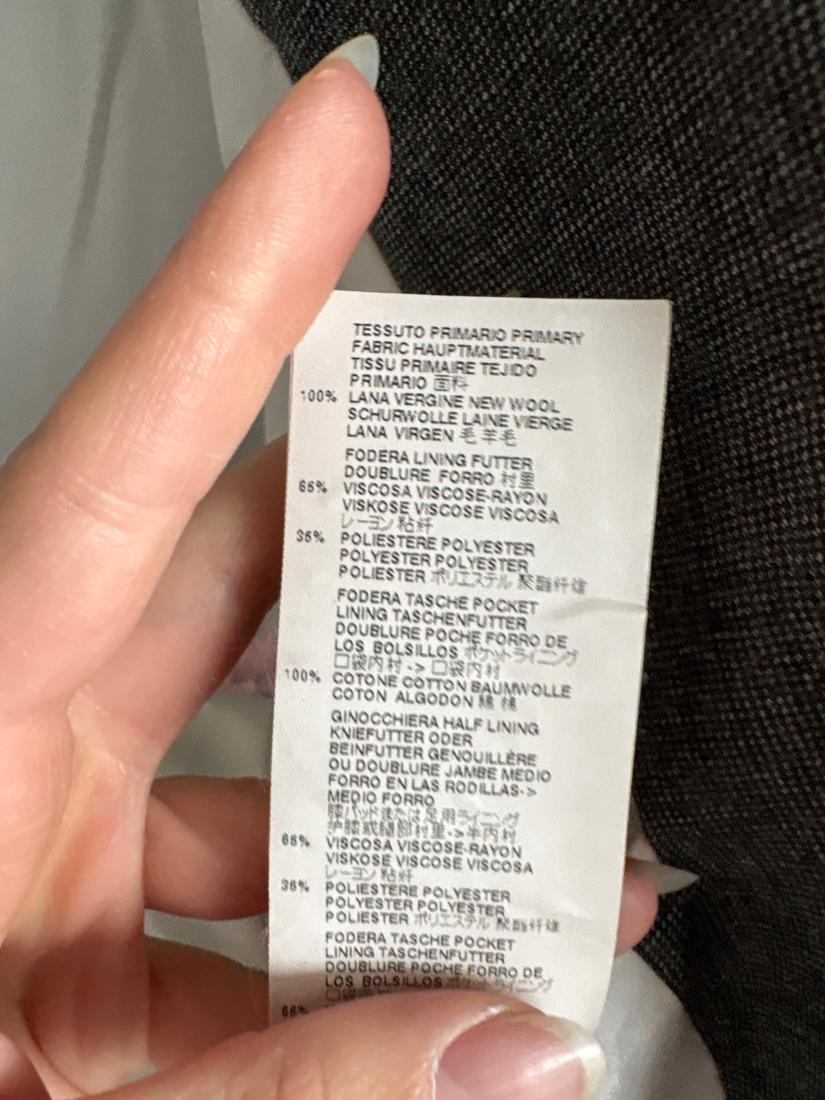 Sacou Dsquared din tweed extrafina de lana melanj în nuanțe de gri și croi actual