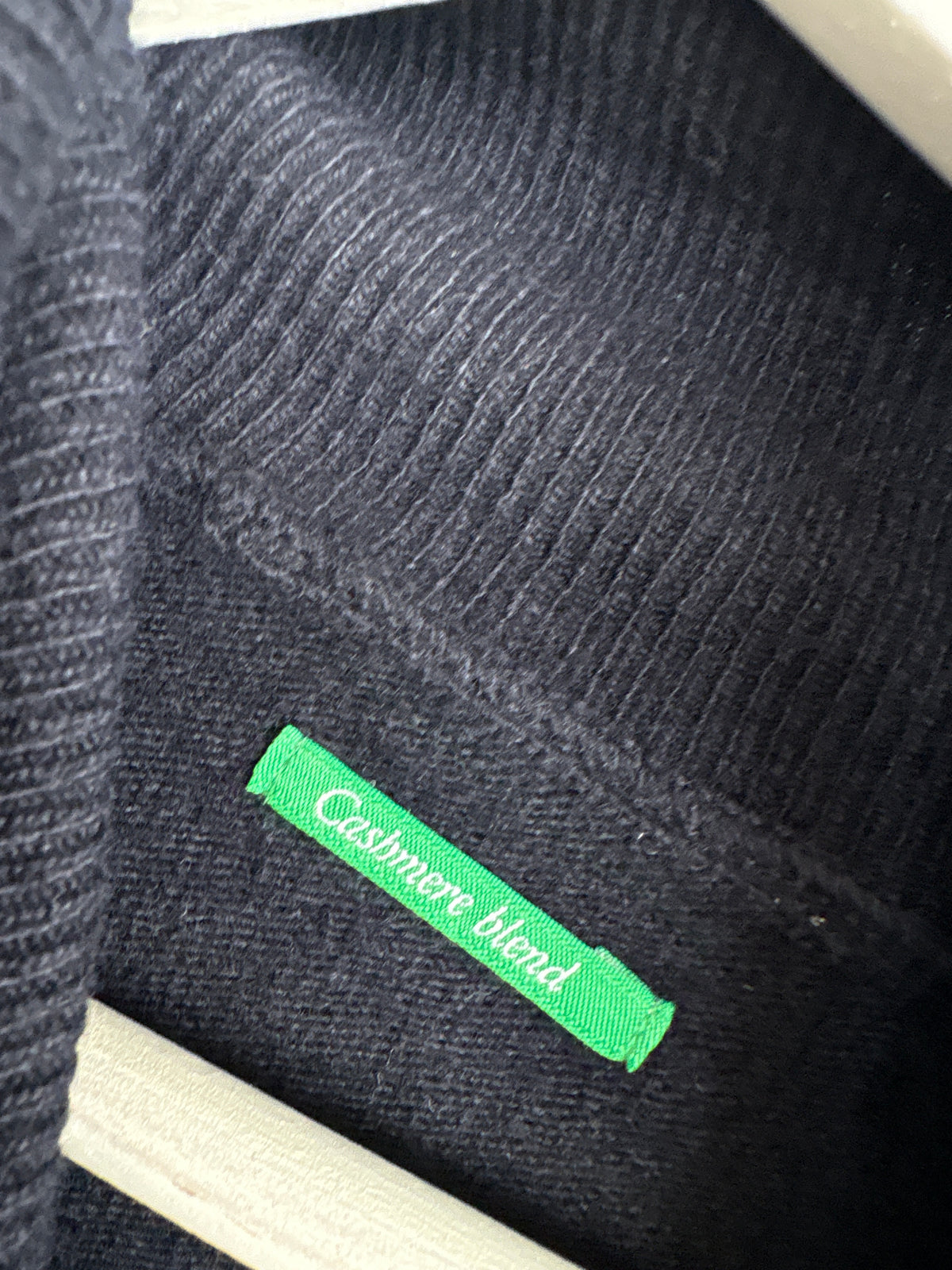 Maleta Navy blue din lana cu cașmir