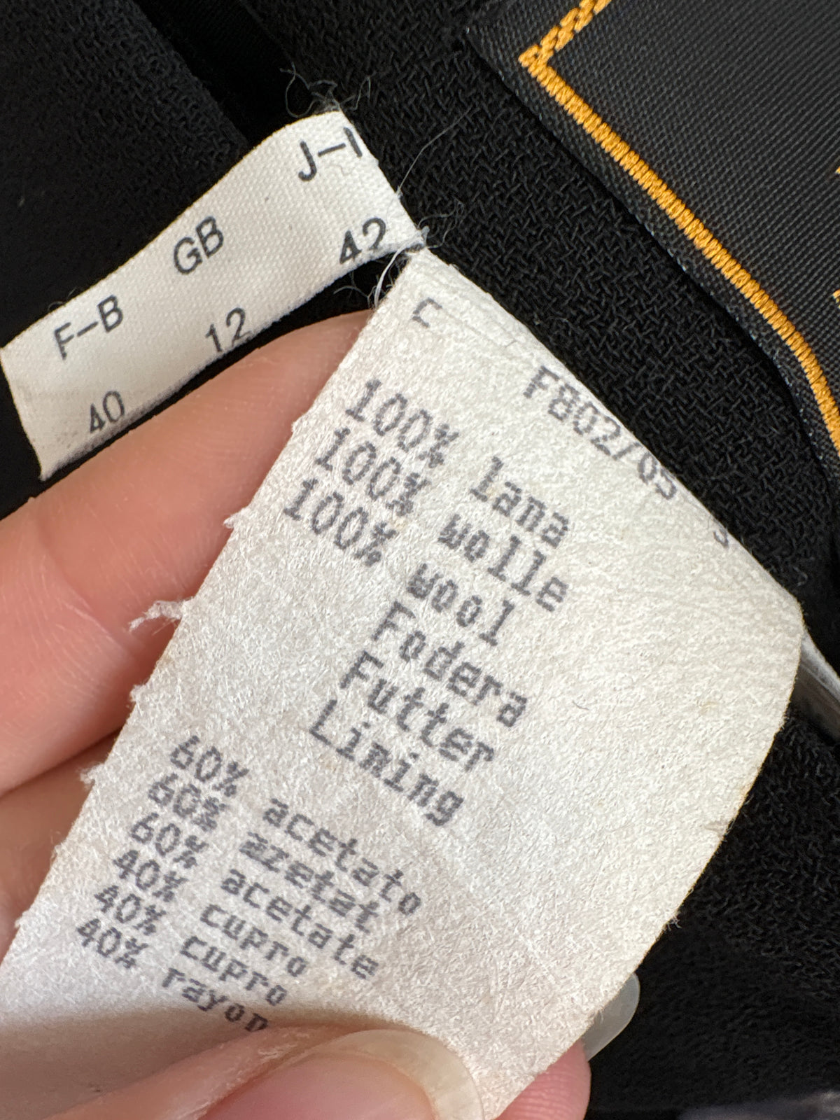 Fustă Fendi creion din lana de extrafina cu talie ultra înaltă de la business la cocktail